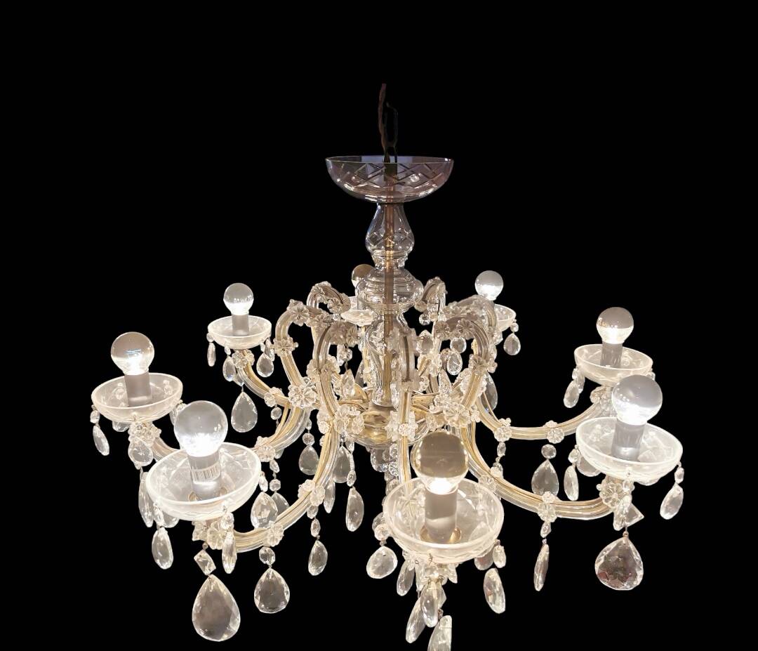 Bohemian crystal chandelier