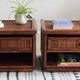 Tables de chevet Maugrion en rotin
