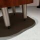 To be entered: Solid teak coffee table – unique piece – trunk slice – 98 x 81 cm