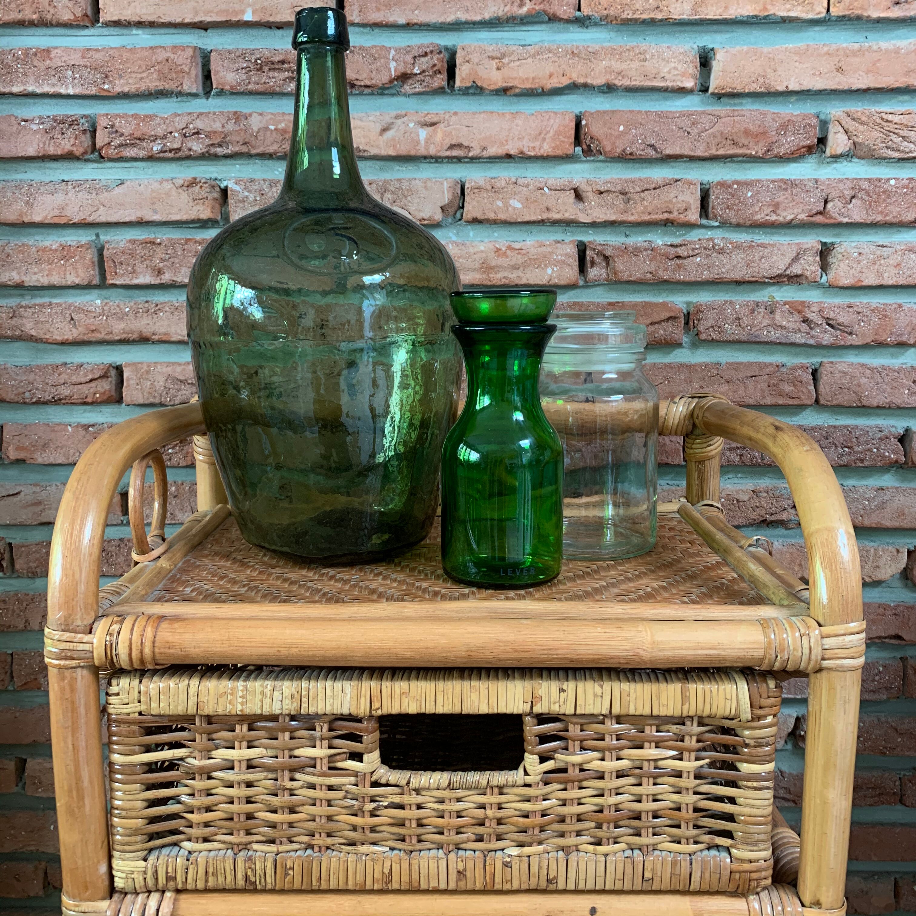 Rattan and wicker dresser