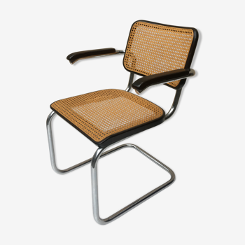 Fauteuil S64 en noyer de Marcel Breuer pour Thonet