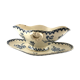 Saucière Gien Modele Chardon bleu en terre de fer 19ème