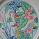 3 plates S 951 "bird of paradise" Japan