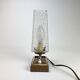 Lamp night light granite glass 70s