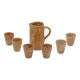 Vintage stoneware orangeade service,