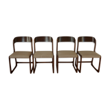 Set of 4 chairs sled Baumann