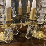 Pair of 4-light candelabras