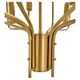 Brass chandelier, Italy 1950s