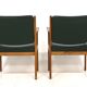 Set of 2 leather armchairs, Karl Erik Ekselius, Sweden, 1960