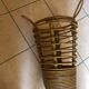 Umbrella door with bamboo handles and vintage rattan 60s