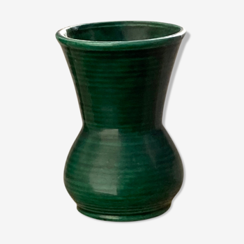 Vase vert made in France
