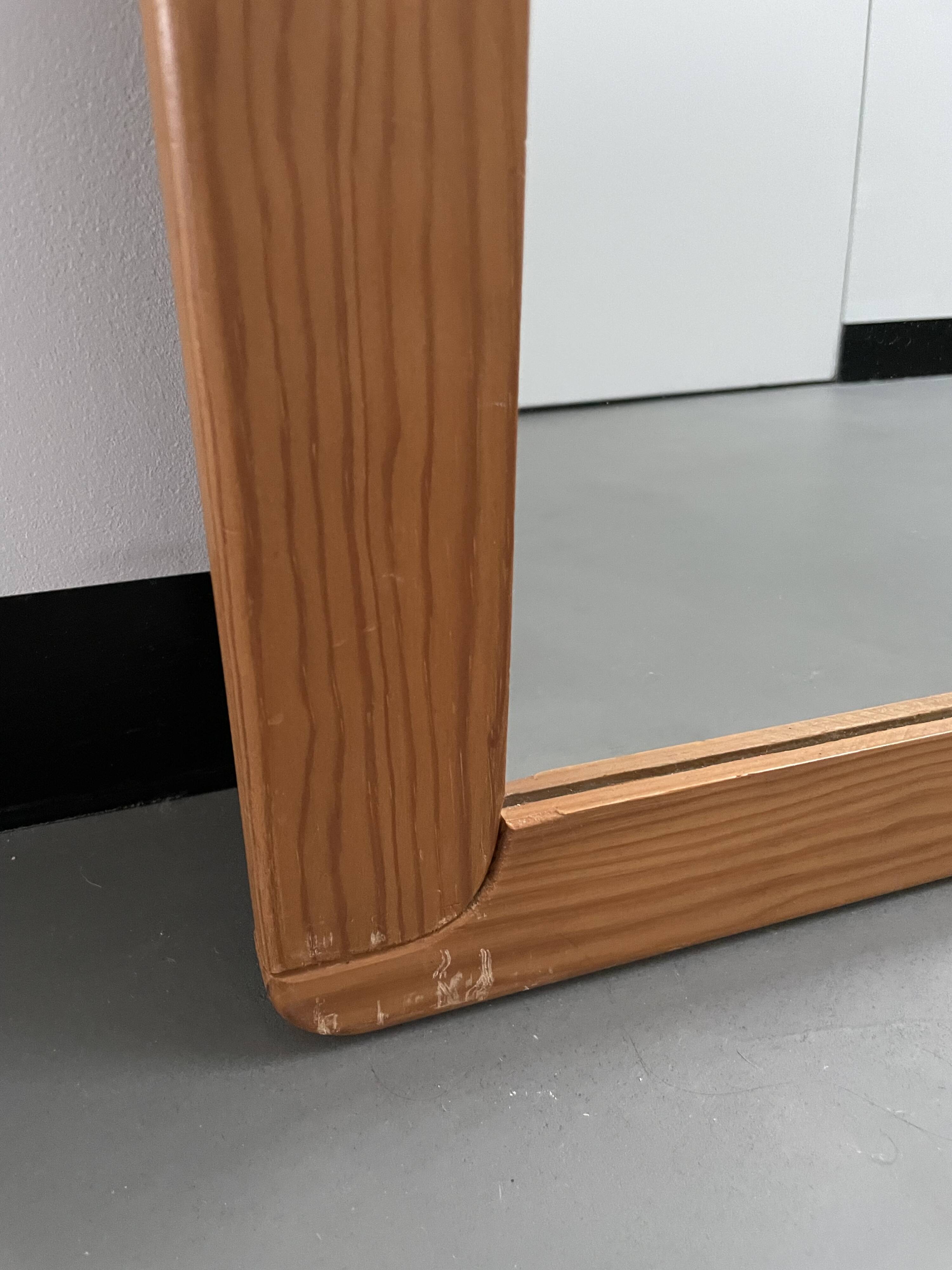 80s Regain pine mirror