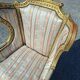 Louis XVI style wingback Bergère armchair