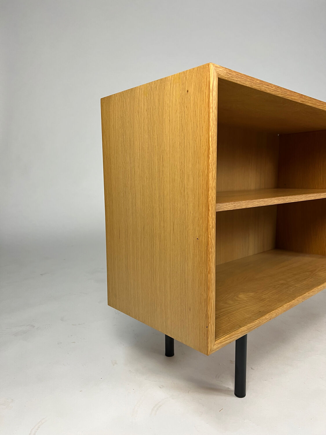 Vintage shelf sideboard lowboard bookcase WK oak mid-century