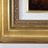 Painting Enamelled after C.Jalabert, signed R.Bonhomme – 1950