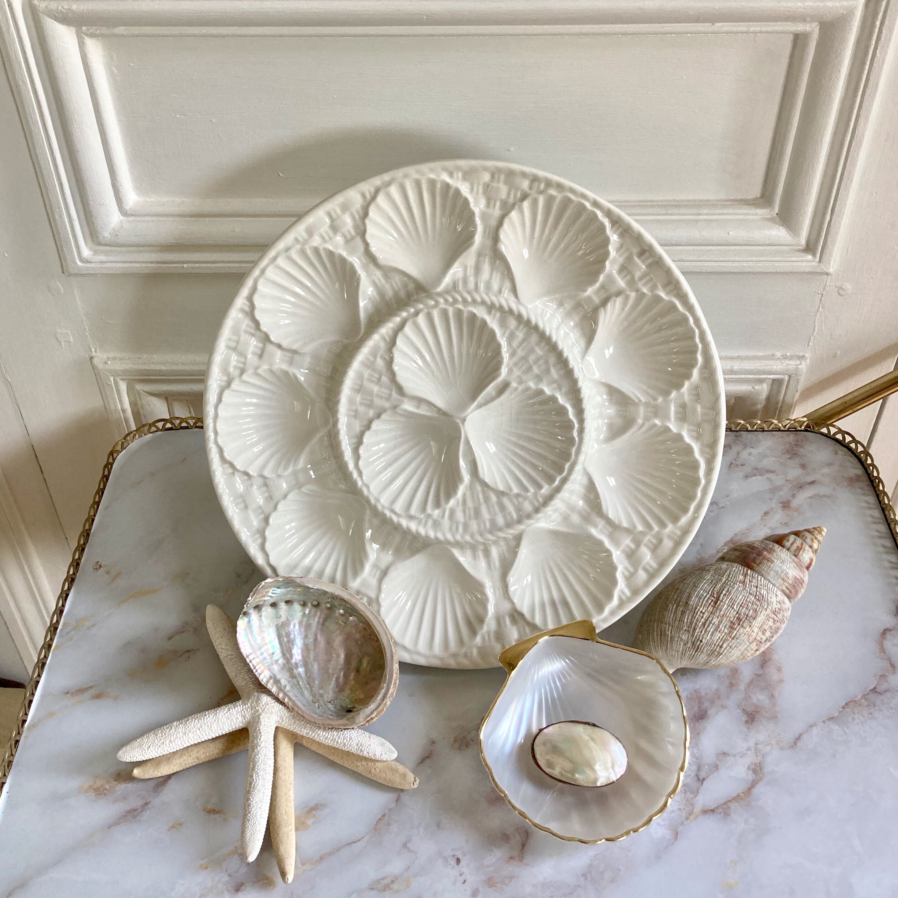 Oyster dish earthenware from Longchamp
