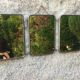 Barber triptych mirror 49 x 20 cm