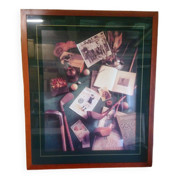 Golf I frame, art print on paper by "Mr. Harrison"