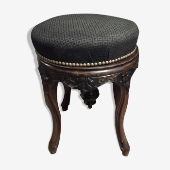 Tabouret de piano d'époque napoléon iii