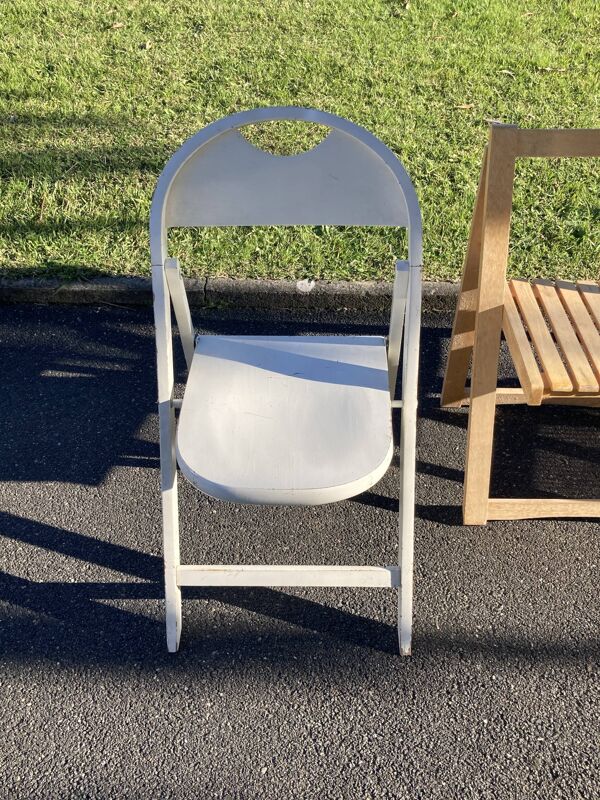 Chaise design en bois pliante