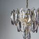 JT Kalmar chandelier, cut glass, 3 levels, Austria, 1970s