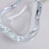 Empty crystal pear pocket ashtray