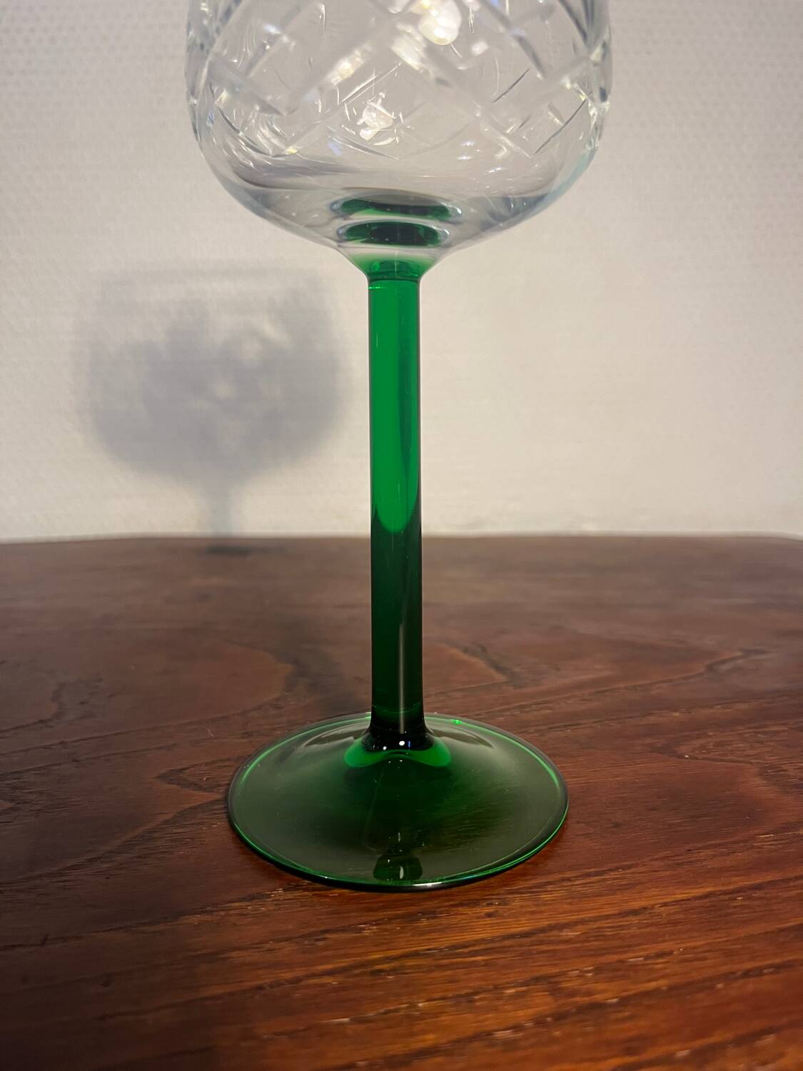 Low Rhine wine glass stemmed glass DLG baccarat