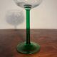 Verre à pied bas Rhin vin verre ciselé DLG baccarat