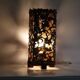 Finnish lamp by Aimo Tukiainen in carved copper 1970