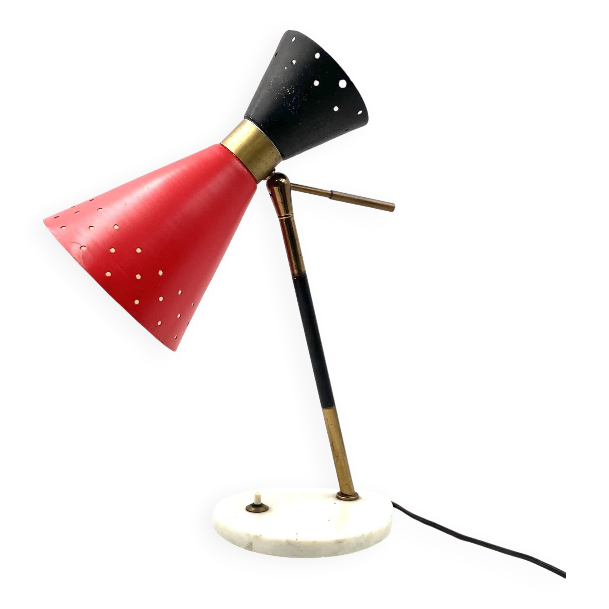 Mid-century table Lamp, Stilux Milan Italy 1960 ca.