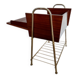 Travailleuse, meuble bar en bois