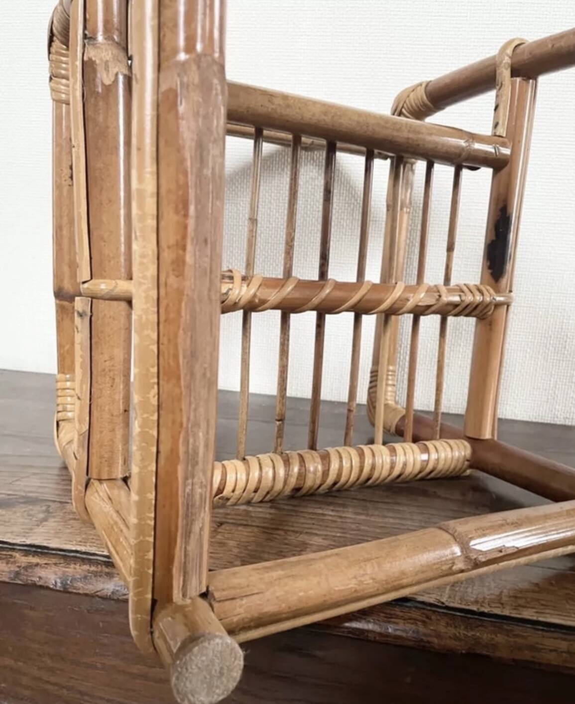 Child's rattan armchair