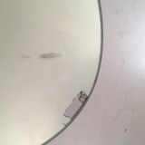 Ancient chiseled oval mirror 44x60cm