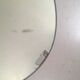 Ancient chiseled oval mirror 44x60cm