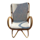 Fauteuil rotin, osier vintage