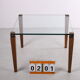Peter Ghyczy salon table with wooden legs Model T 56/2