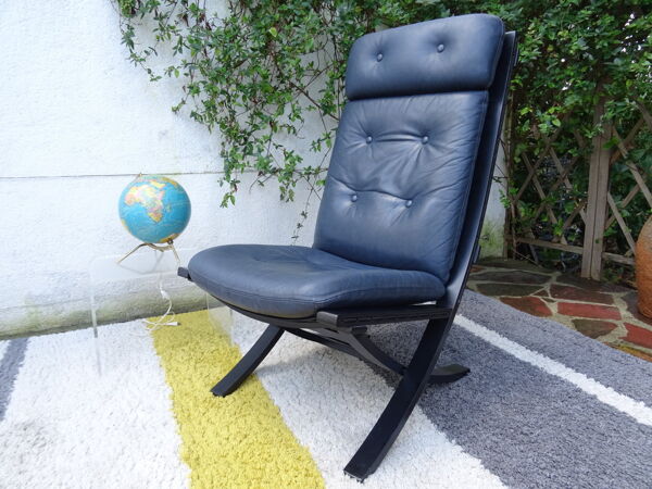 fauteuil scandinave en cuir
