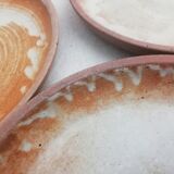 Series 18 dessert plates artisanal sandstone 60s