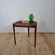 Round teak coffee table – Mid-century modern design, 1960s, Scandinavian elegance