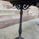 Café table bistro vintage brasserie 1890-1910 cast iron & fir