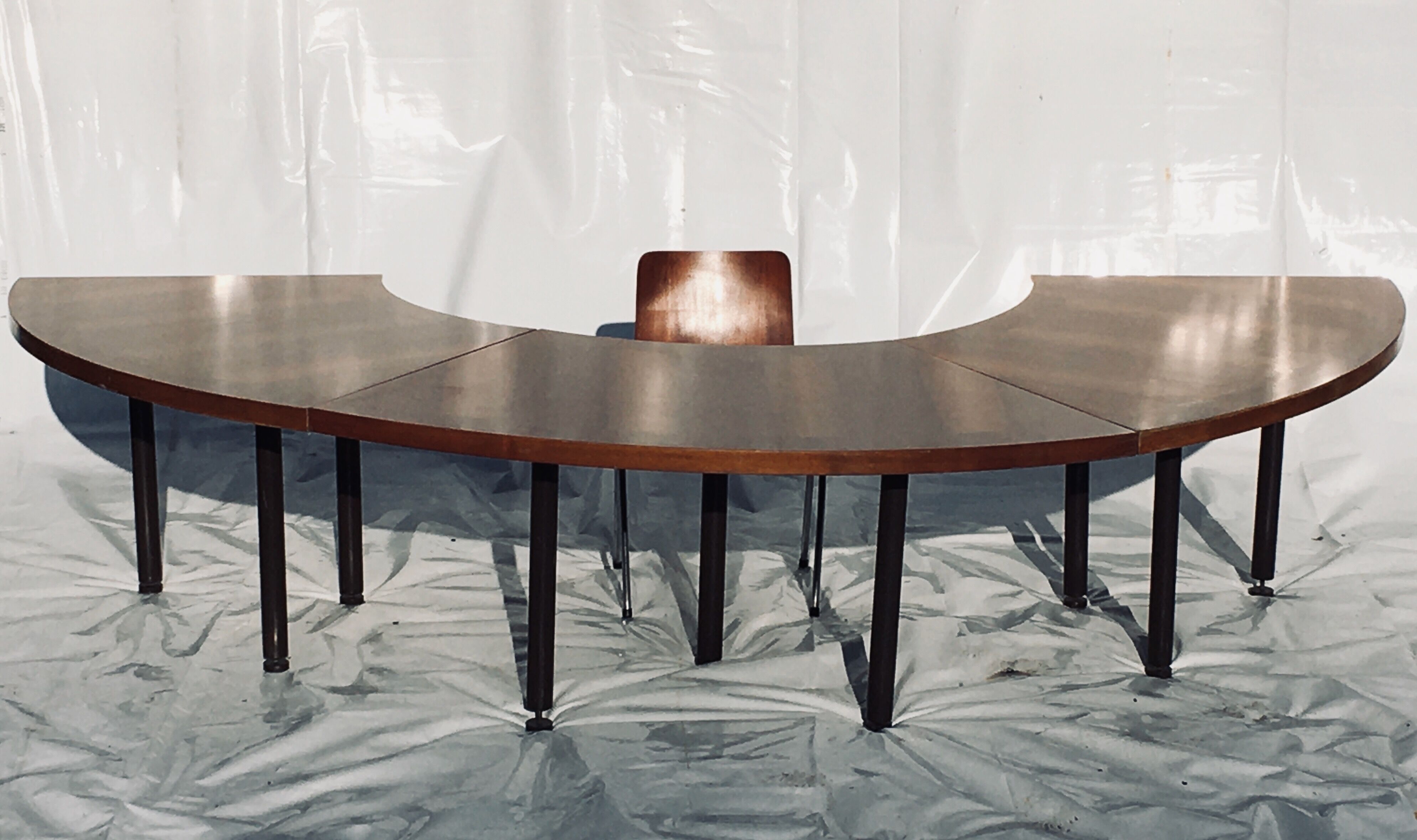 1960 mahogany meeting table