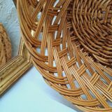 Vintage wicker basket