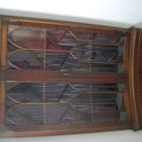 Encoignure vitrine en acajou