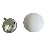 Small opaline wall or ceiling light D15cm