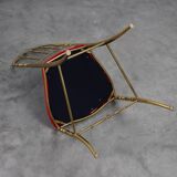 Hollywood Regency Brass Chiavari Chair by Giuseppe Gaetano Descalzi, Italy,