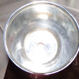 Silver metal ice bucket Christofle Gallia