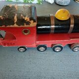 Old wooden SNCF train