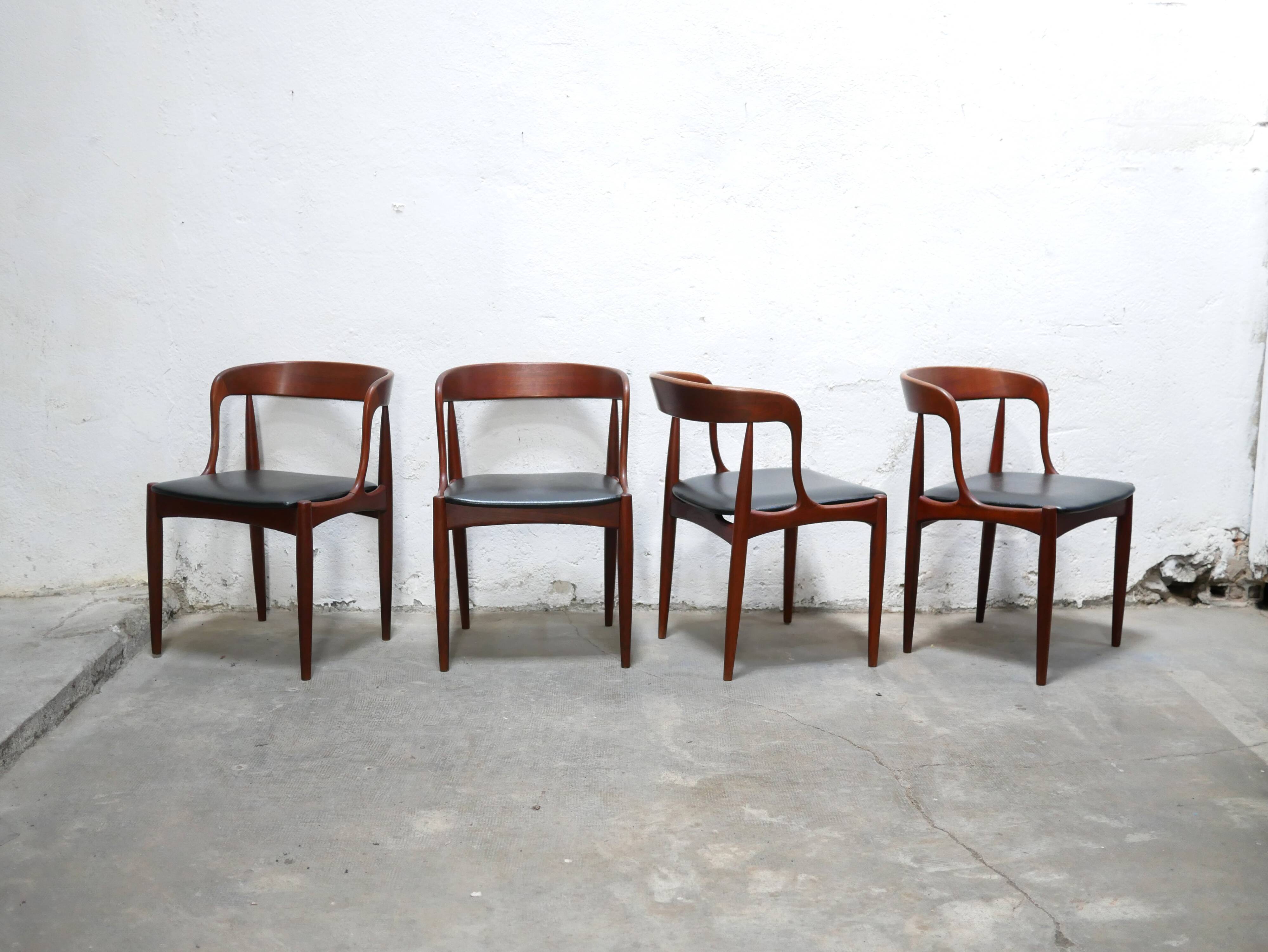 Scandinavian teak chair by J. Andersen for Uldum Mobelfabrik