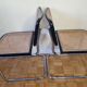 Pair of chairs designed Bauhaus style, 80s, made in Italy