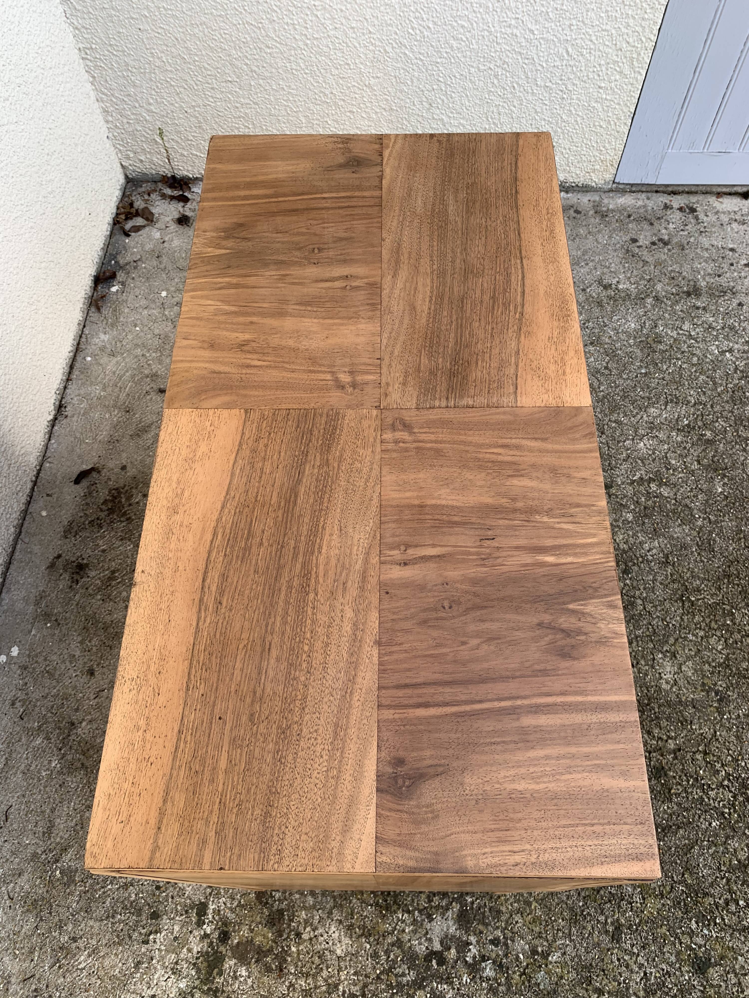 Art Deco chest of drawers Blond walnut 1930